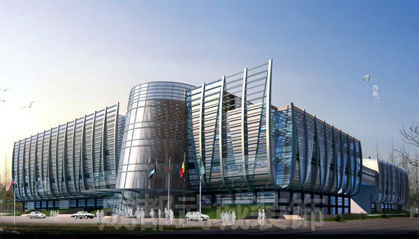 成都世纪城新国际会展中心会议中心外装玻璃幕墙工程-会展中心幕墙群