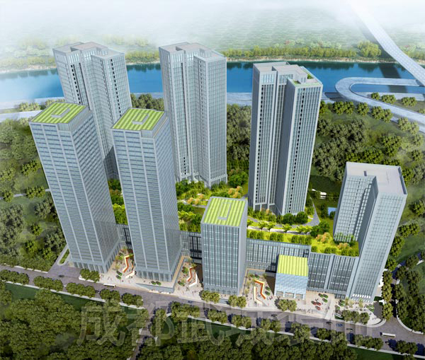 亚太城北地块1#、2#楼幕墙工程