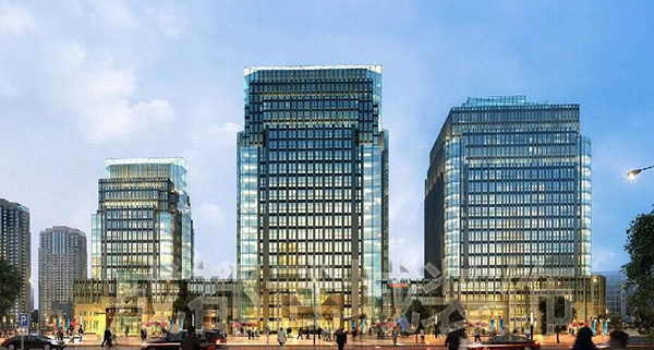 重庆总部城D区3号楼裙楼及塔楼幕墙工程