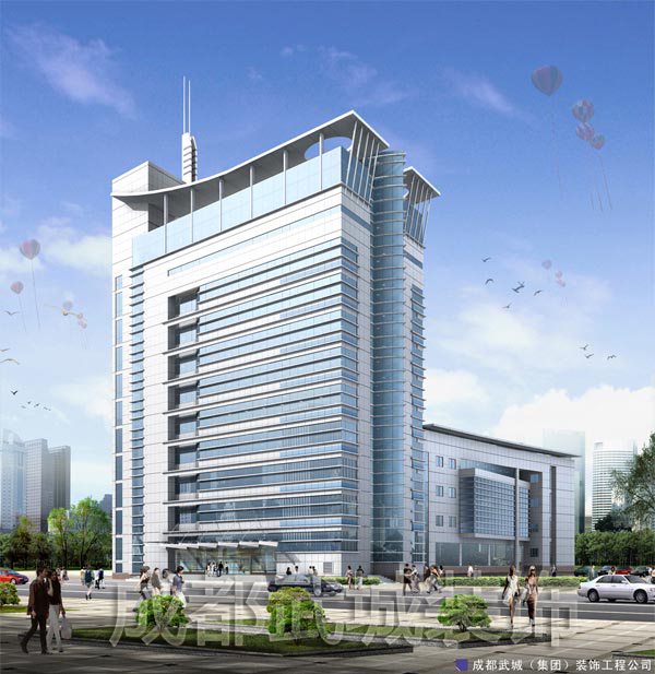 中国联通成都分公司科华大楼外墙