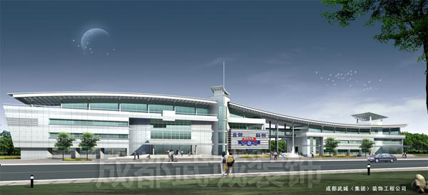 蓝剑邛崃啤酒厂幕墙工程